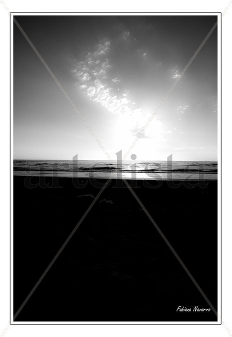 Black and white