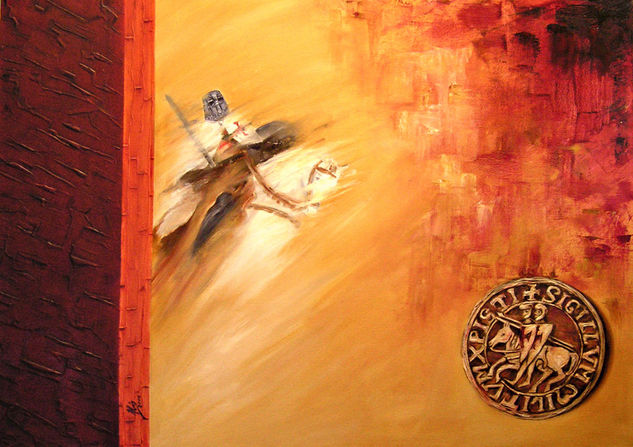 El sello templario Oil Canvas Others