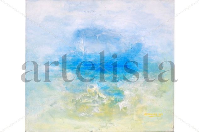 Laguna Pozuelo Acrylic Canvas Landscaping