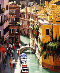 Venecia - canal,...