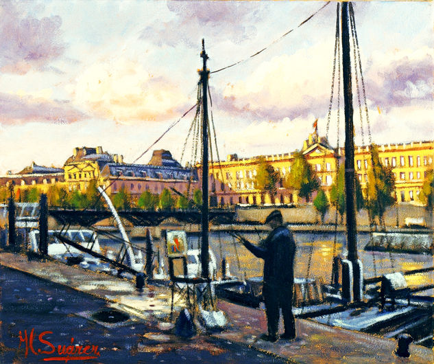 PARIS - OTRO PINTOR Óleo Lienzo Paisaje