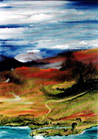 CAMINO DEL RESPLANDOR Oil Canvas Landscaping