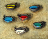 Sun dried Paint Bowls