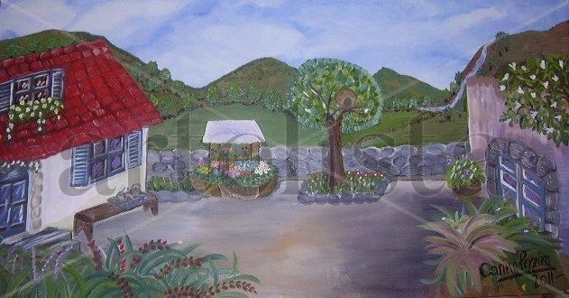 La tapera Oil Canvas Landscaping