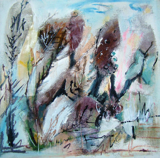 E03 Mixed media Canvas Landscaping