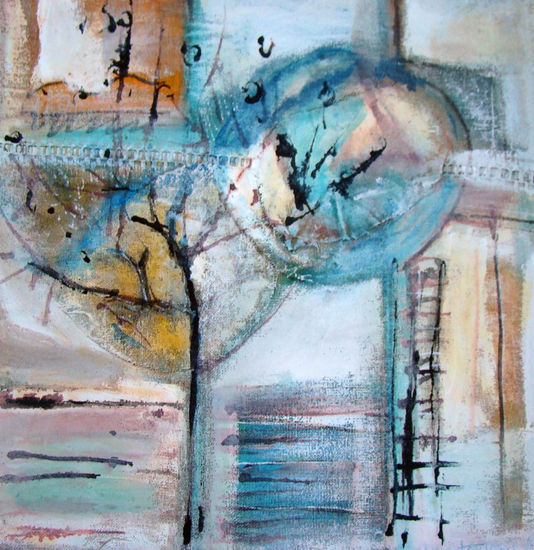 E04 Mixed media Canvas Landscaping