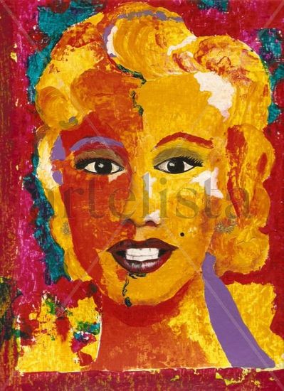 Marilyn Oil Canvas Figure Painting