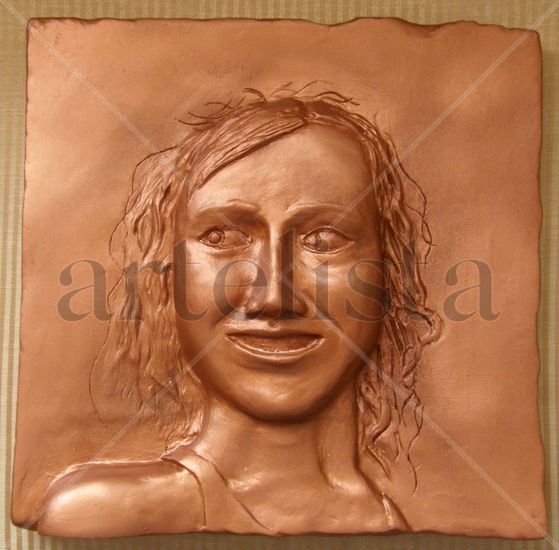 Modelado de rostros Bronze Figurative