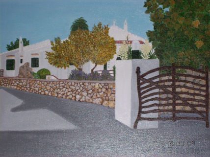 Barrera casa de campo