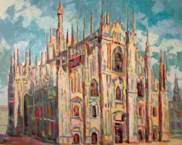 El Duomo Oil Canvas Landscaping