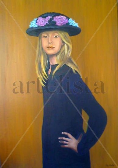 amanda Oil Canvas Figure Painting