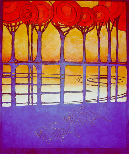Peces en el bosque
