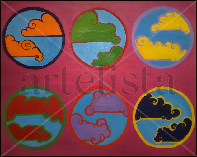 en las nubes Oil Canvas Landscaping