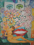 MIRANDO ENTRE LAS FLORES