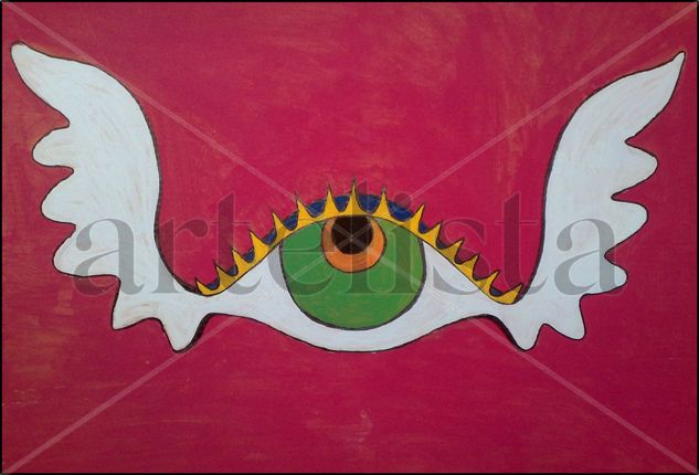 ojo alado Oil Canvas Landscaping