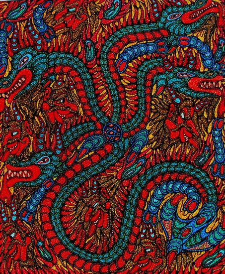 dragons with daimons Óleo Lienzo Otros