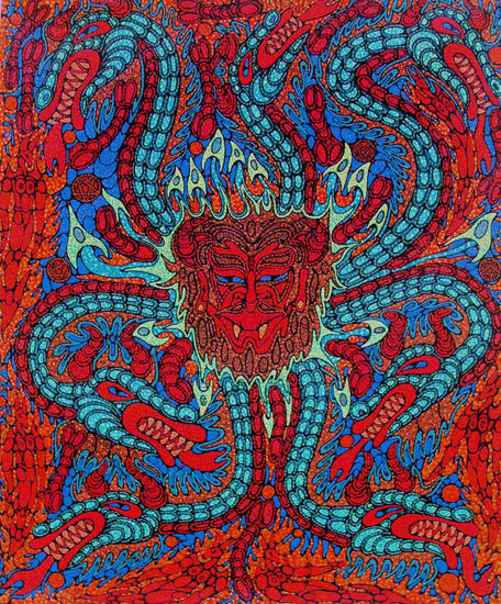 daimon eliptic with dragons Óleo Lienzo Otros