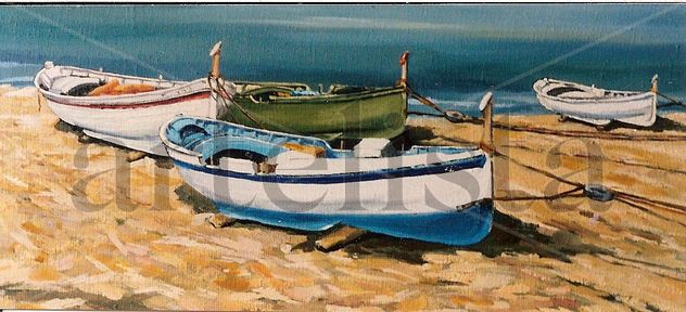 Barcas en la playa