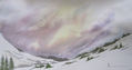 nieve en la montaña