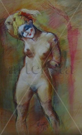 De la Serie Pasteles n. 5 Pastel Papel Desnudos