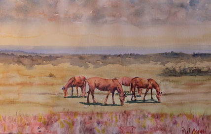 Caballos en la playa