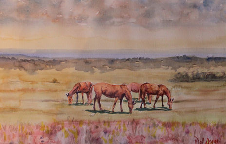 Caballos en la playa