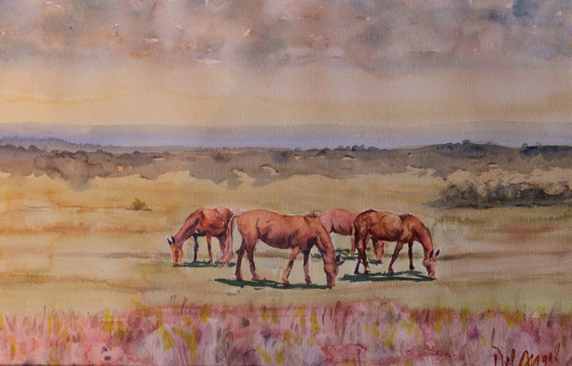 Caballos en la playa