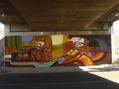 Mural contra la minería a cielo abierto