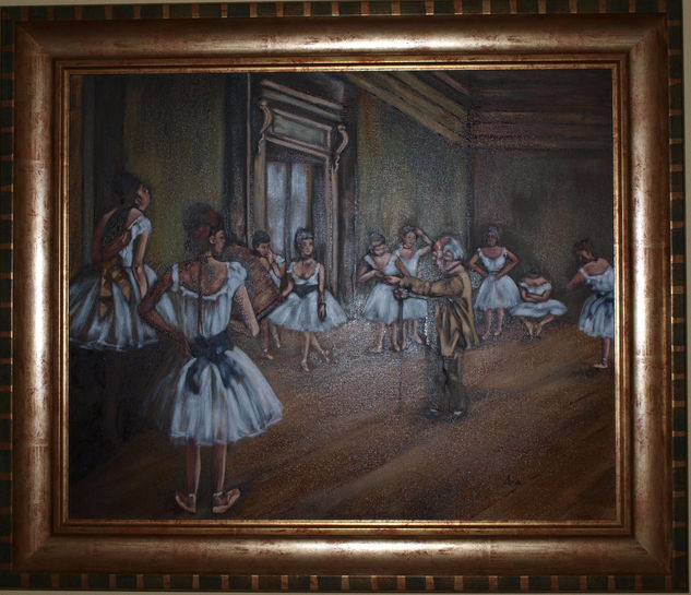 Clase de danza Oil Canvas Landscaping