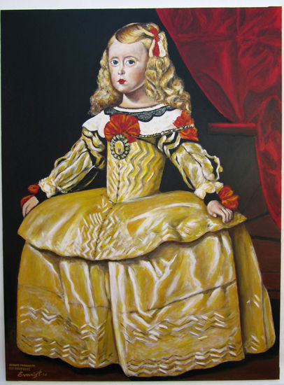 INFANTA MARGARITA DE VELAZQUEZ Acrílico Lienzo Figura