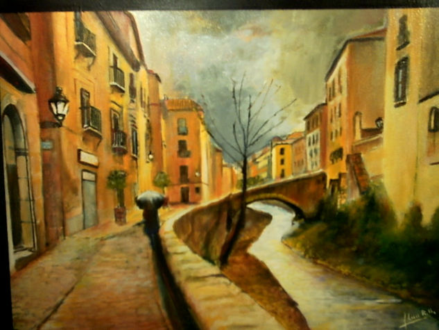 Darro (Granada) Oil Canvas Landscaping