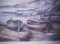 barcas en invierno