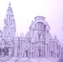 pintura catedral de murcia