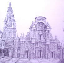 Pintura catedral de...