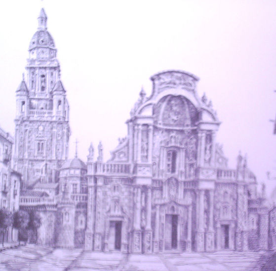 pintura catedral de murcia 