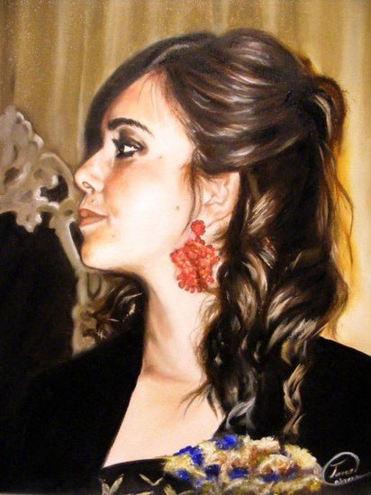 VIOLETA TORRES-CABRERA Oil Canvas Portrait