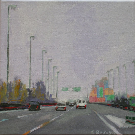 Puente Pueyrredon I Acrylic Canvas Landscaping