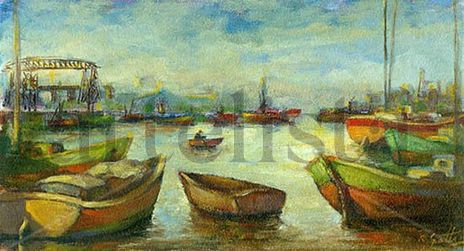 Barcas al atardecer II