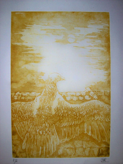 Desde La Torre (Amaneciendo) Aquatint