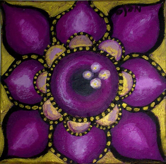 MANDALA CORZÓN Acrylic Canvas Others