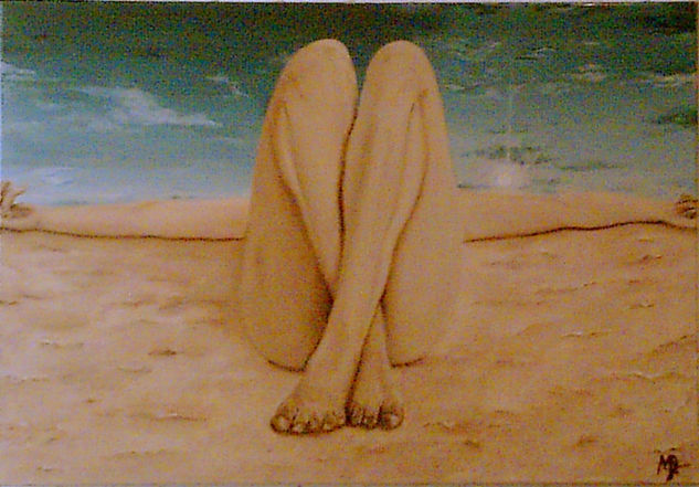 Sol y arena Oil Canvas Nude Paintings