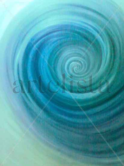 Espiral de agua Oil Canvas Others