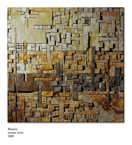 Abstract  mosaic stone