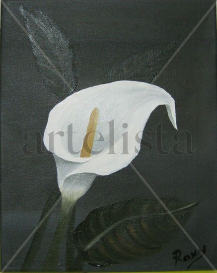 Cala Oil Canvas Floral Painting