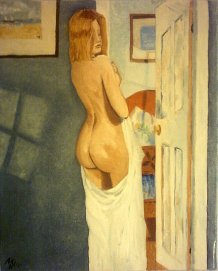 Te vas Oil Canvas Nude Paintings