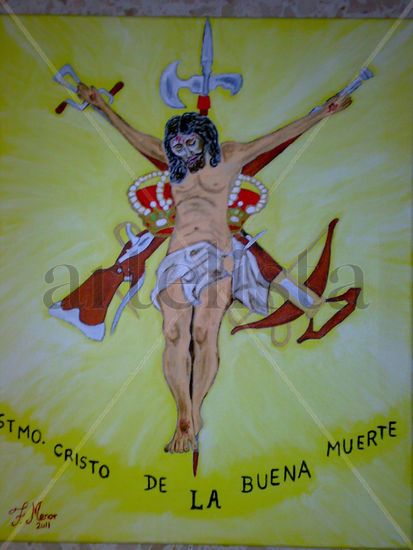 CRISTO DE LA BUENA MUERTE Óleo Lienzo Otros