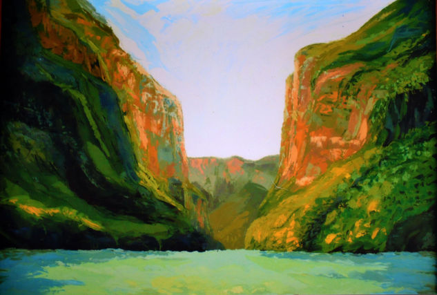 CAÑON DEL SUMIDERO Oil Canvas Landscaping