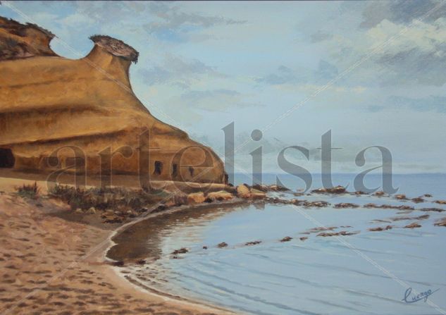 Playa de los Cocedores Acrylic Canvas Marine Painting