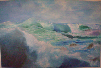 Olas alborotadas