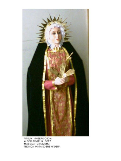 Virgen de La Misericordia Mixed Figurative